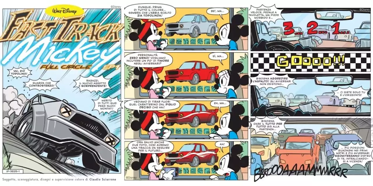 Topolino passione motori, torna in edicola Fast Track Mickey