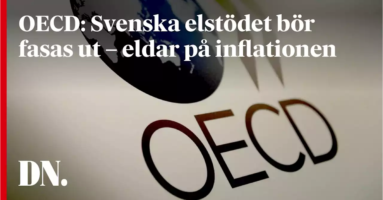 OECD: Svenska elstödet bör fasas ut – eldar på inflationen