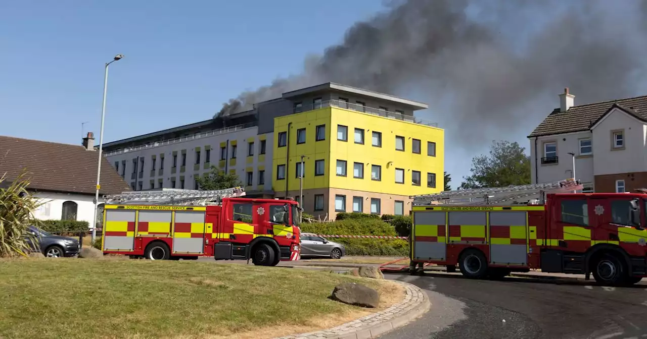 Crews remain at Edinburgh top-floor flat fire as all persons 'accounted for'