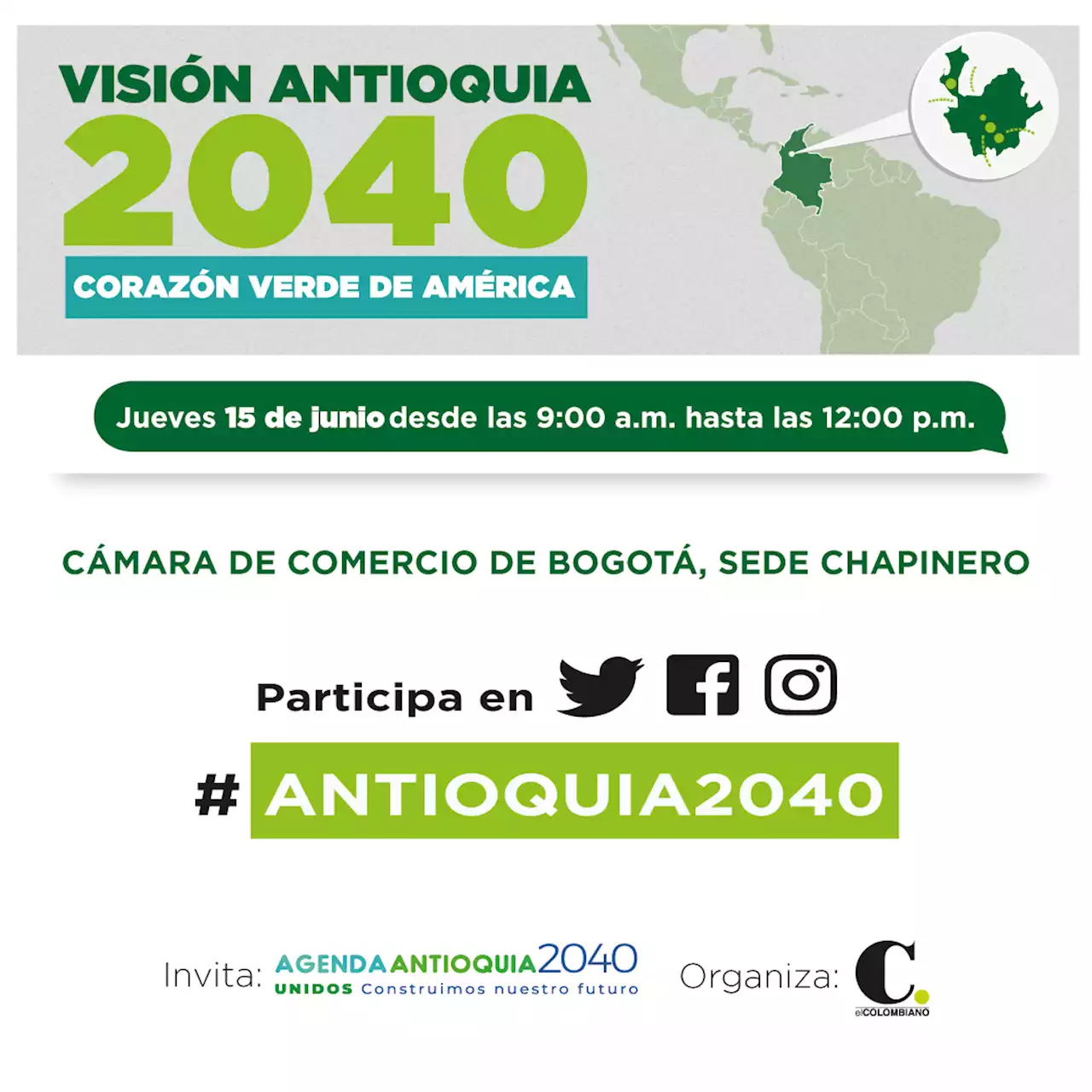 Foro Agenda 2040 - Formularios Grupo El Colombiano