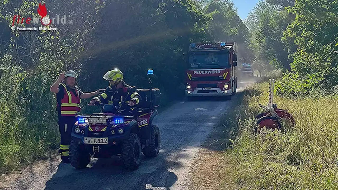 Bayern: Längere Suche nach 1.000 Quadratmeter Waldbrand in München