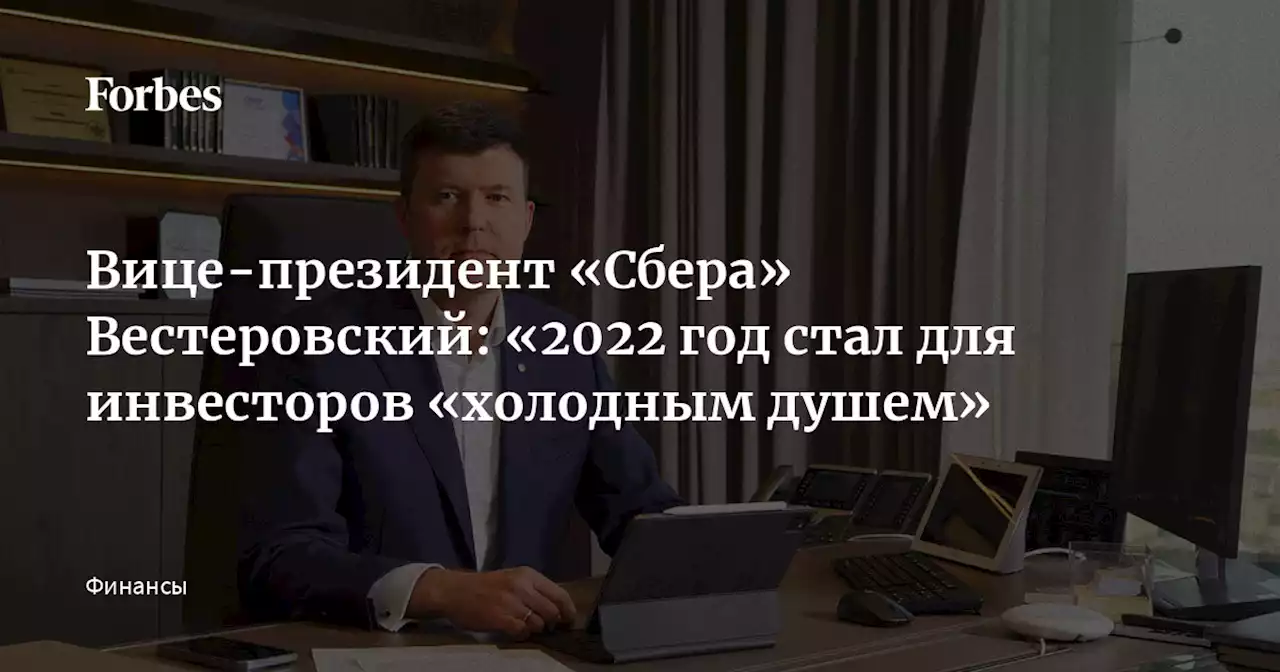 Вице-президент «Сбера» Вестеровский: «2022 год стал для инвесторов «холодным душем»