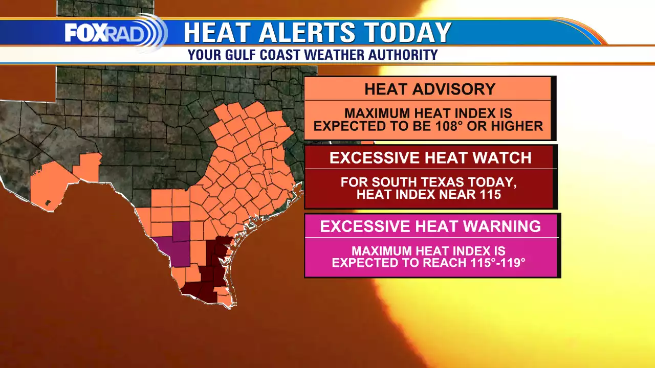 Heat advisory in Houston as heat wave begins