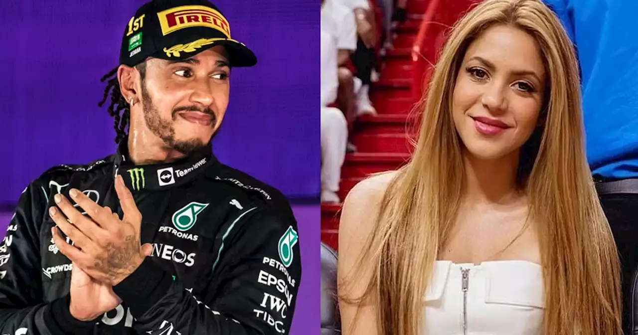 Romance de Shakira y Lewis Hamilton habría iniciado gracias a este piloto de Fórmula 1