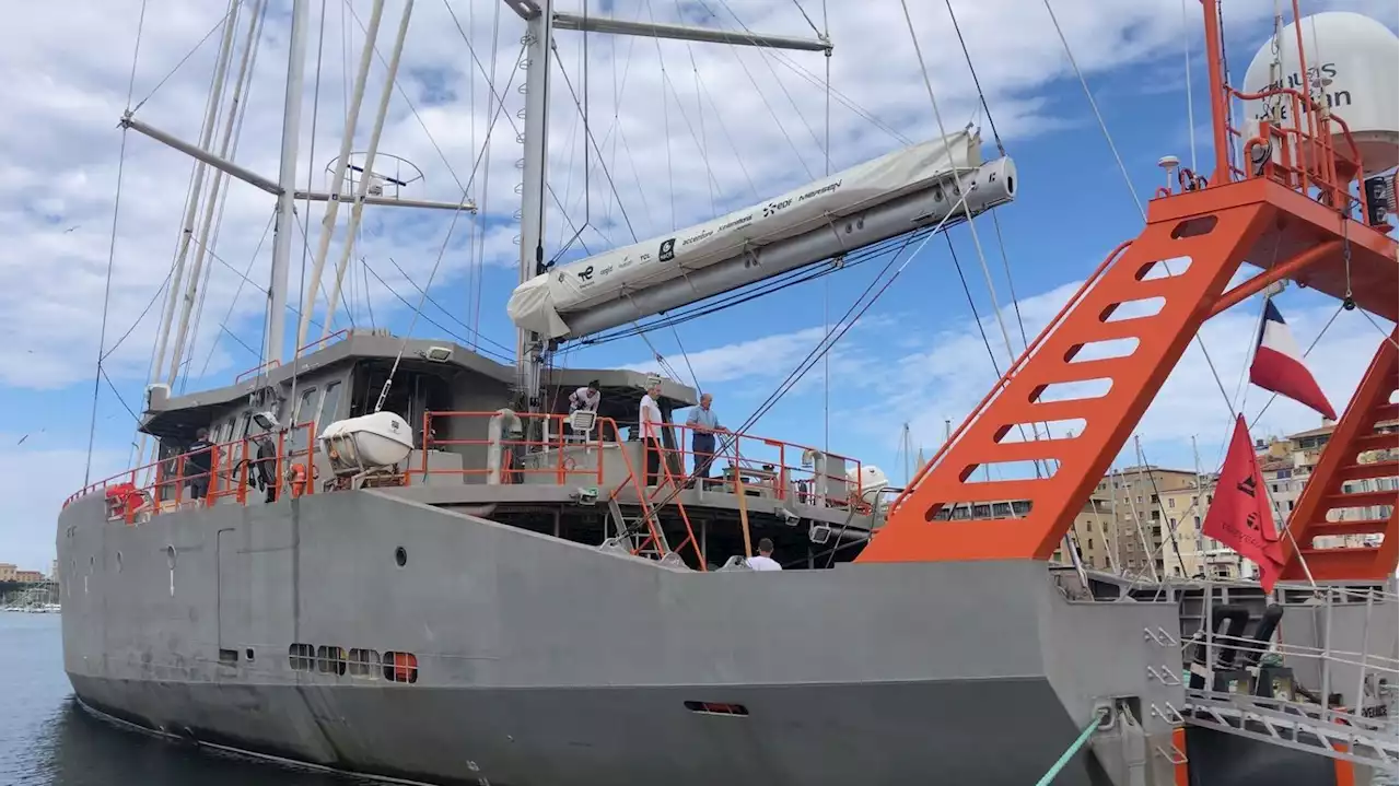 Le voilier 'Persévérance', inauguré à Marseille, va naviguer dans les eaux polaires de l'Antarctique