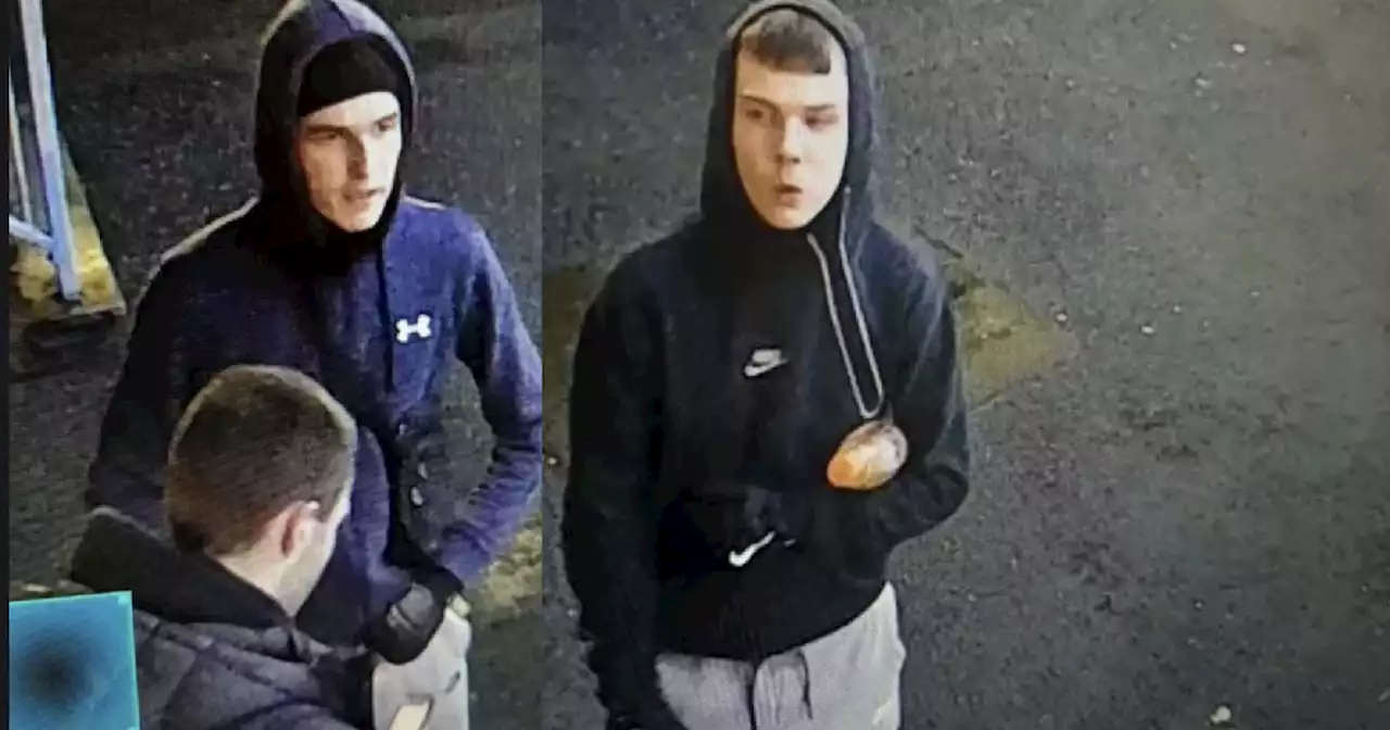 Glasgow police release CCTV pictures of three men after city centre robbery