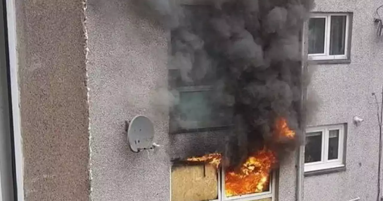 Neighbours evacuated after man torches own flat after declaring himself homeless