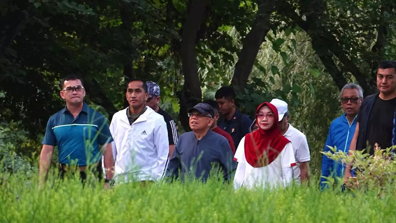 Wapres Olahraga Pagi di Ibu Kota Uzbekistan, Tashkent