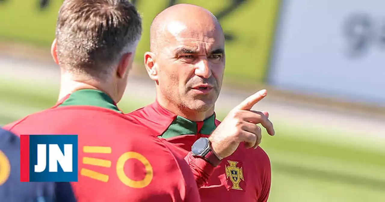 Euro2024: Roberto Martínez novamente com todos disponíveis no treino de Portugal