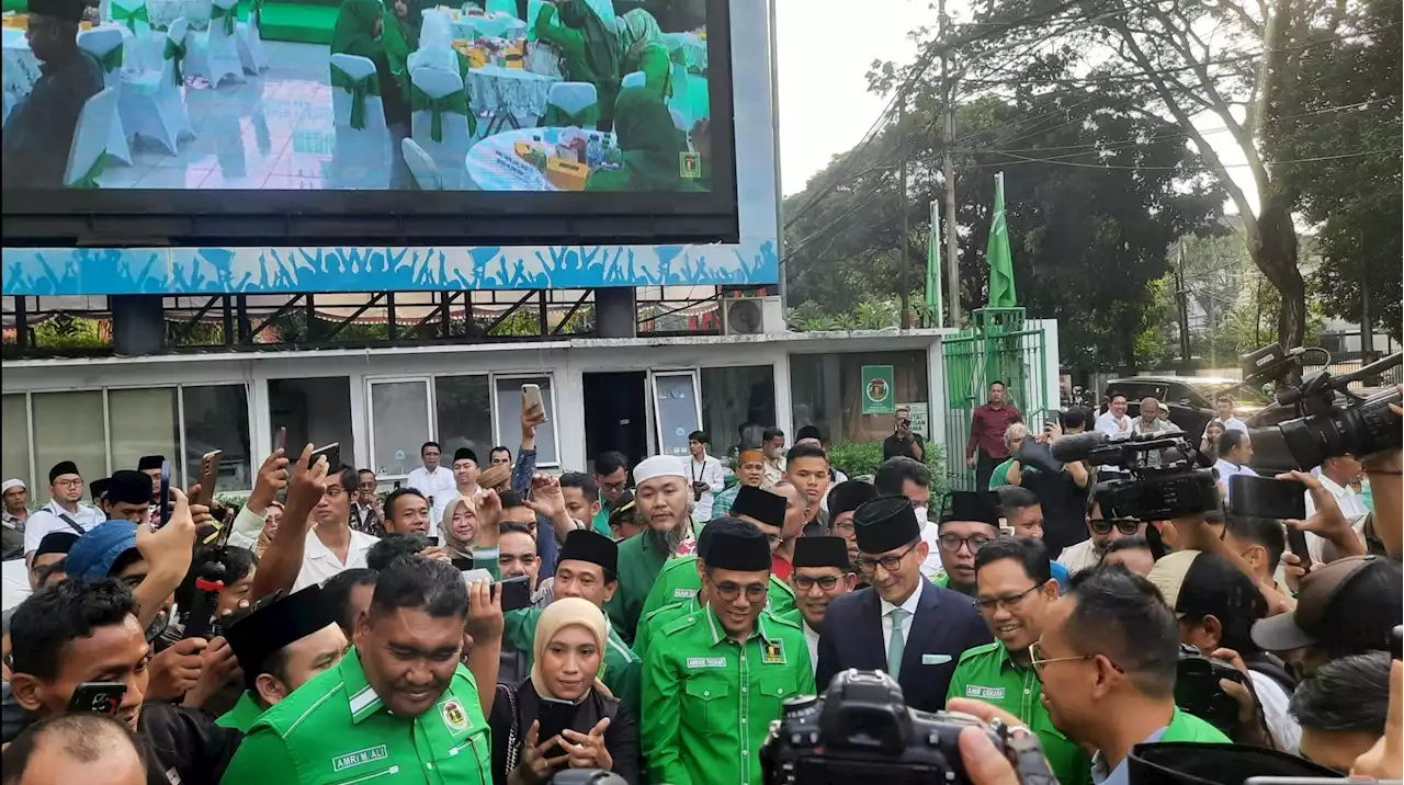 Sandiaga Uno Resmi Jadi Kader PPP, Datang Disambut Rebana dan Salawat