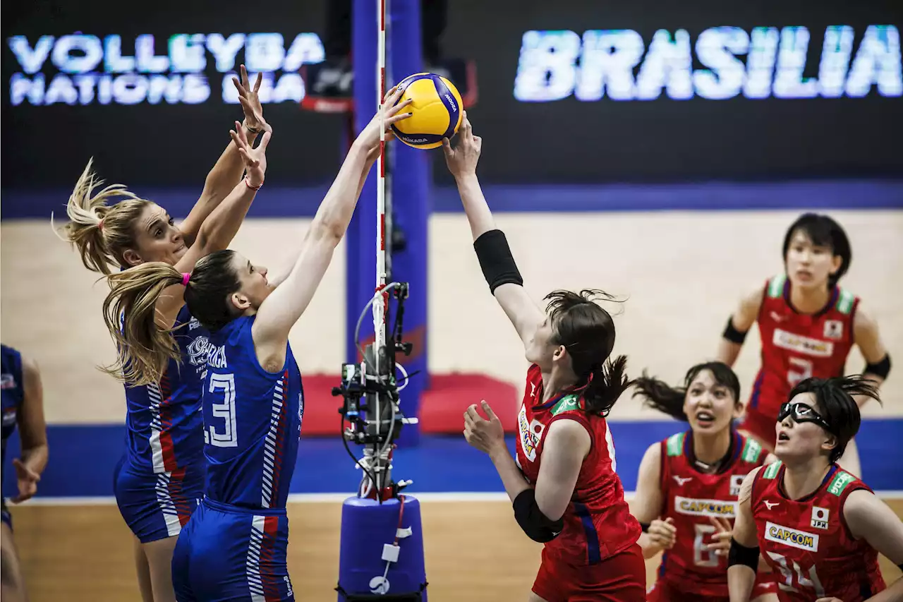 VNL 2023 Putri: Serbia Bangun, Jepang jadi Korban, Turki Mengamuk