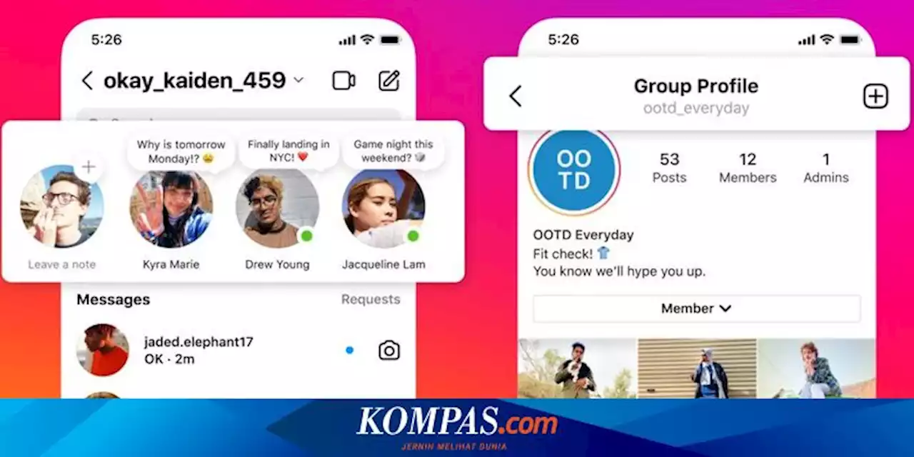 Pengguna Instagram Kini Bisa Bagikan Musik di Notes