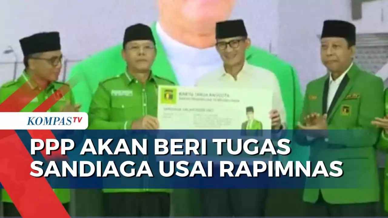 Sandiaga Resmi Jadi Kader PPP, PLT Ketum PPP: Rapimnas Akan Beri Tugas Berat ke Sandiaga!