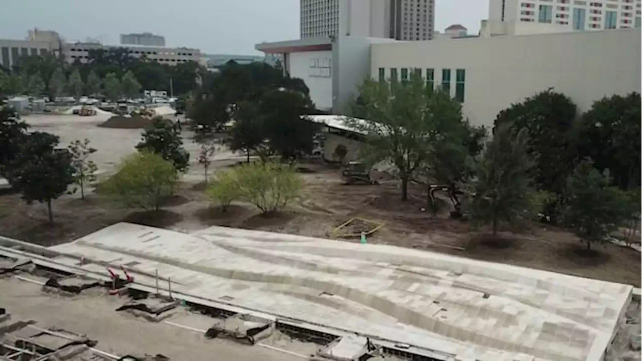 Civic Park at Hemisfair on track to be completed by fall despite delays surrounding redevelopment