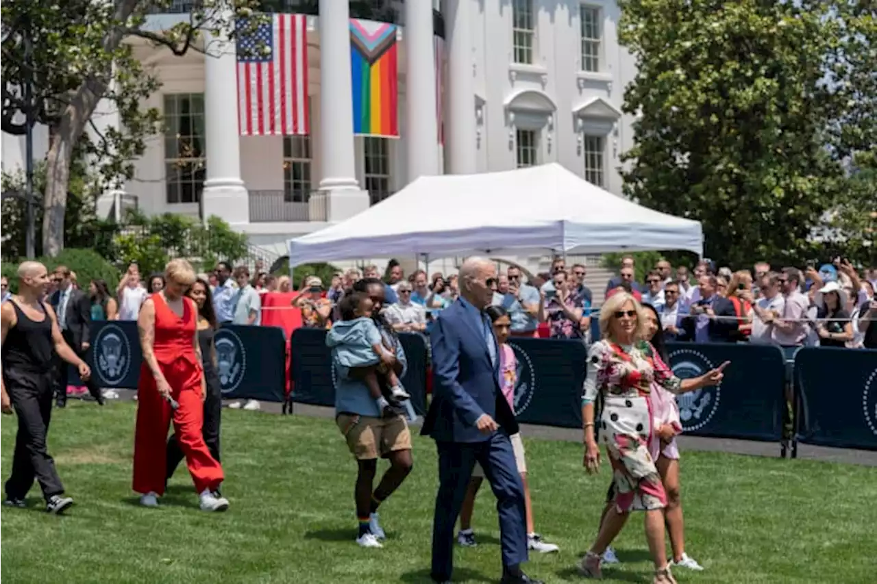 Transgender activist no longer welcome at White House after going topless at Biden event