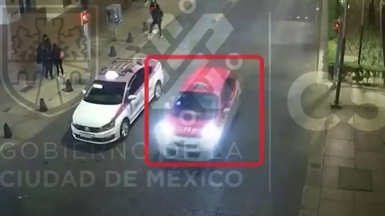 VIDEO: Rescatan a mujer secuestrada a bordo de un taxi en la Ciudad de México