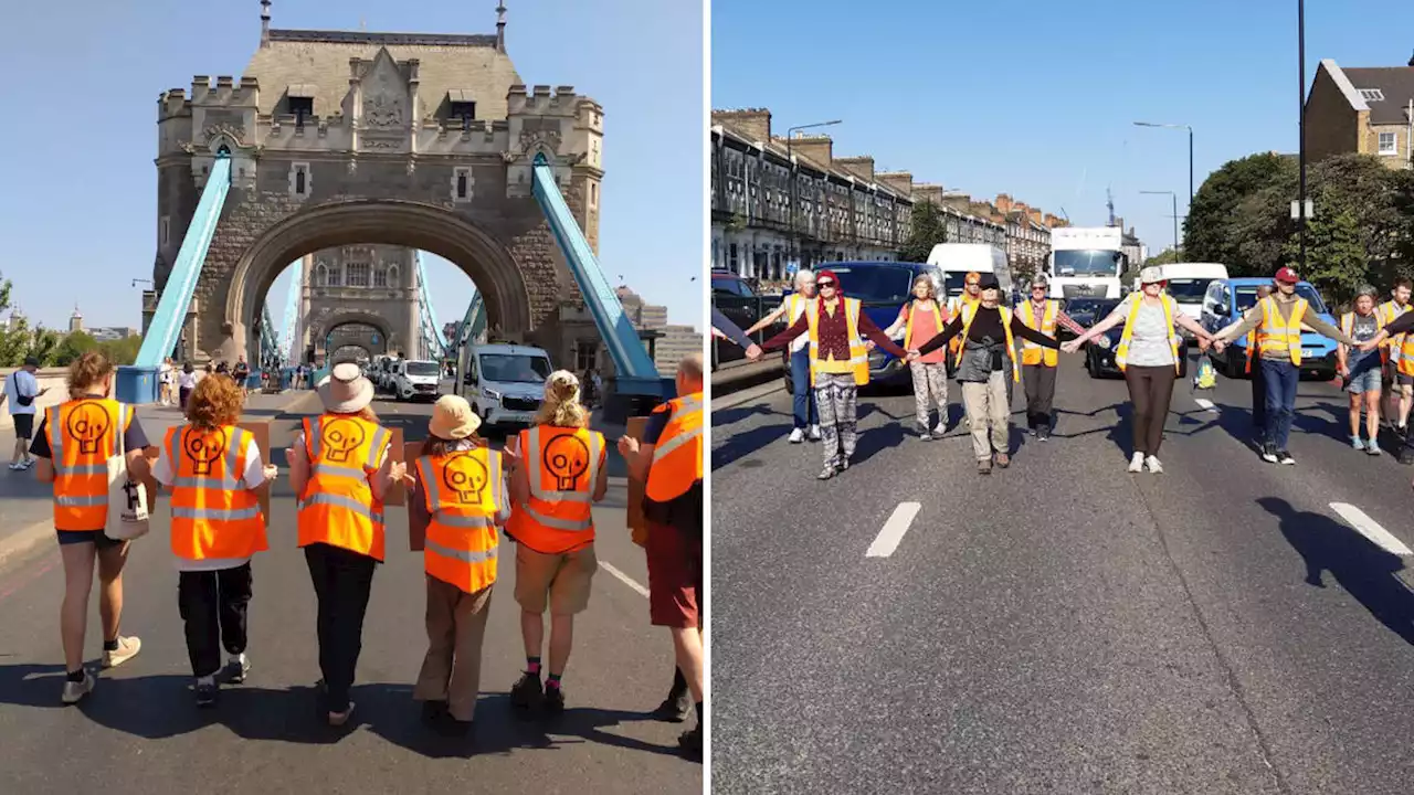 Just Stop Oil eco-activists halt traffic again, on same day police get fresh powers to clear protesters from roads