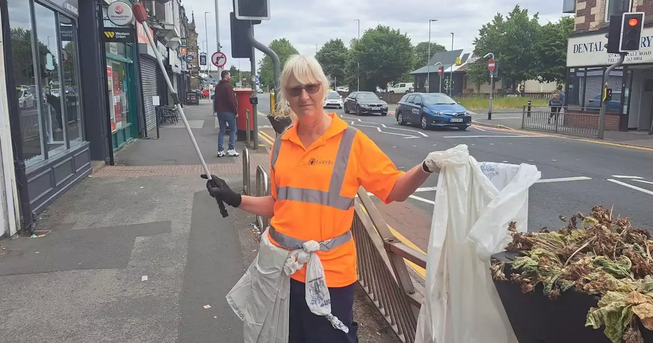 'Hero' Leeds litter picker helping to keep the city streets clean