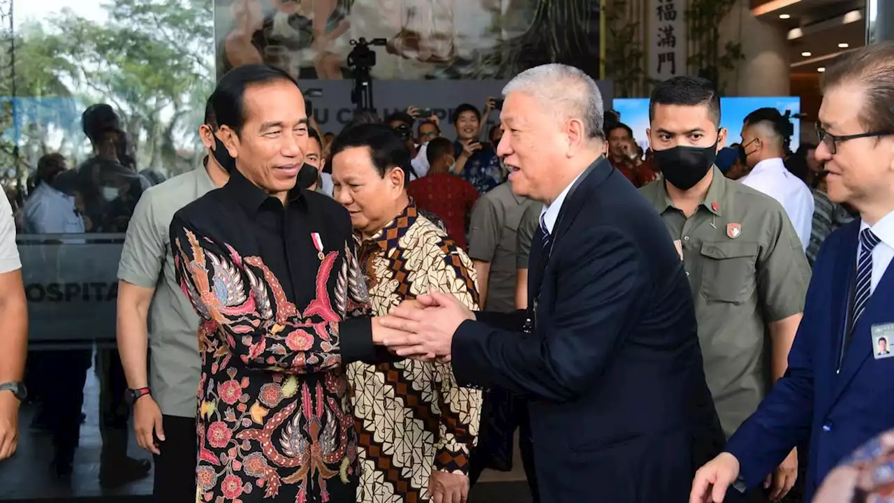 Momen Jokowi Didampingi Prabowo dan Aguan Saat Resmikan RS Tzu Chi di PIK Jakarta Utara