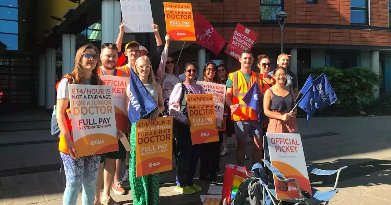 Junior doctors say they're striking to restore pay - and save the NHS