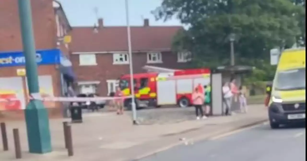 Police cordon off street after 'suspected substance' attack as teens arrested