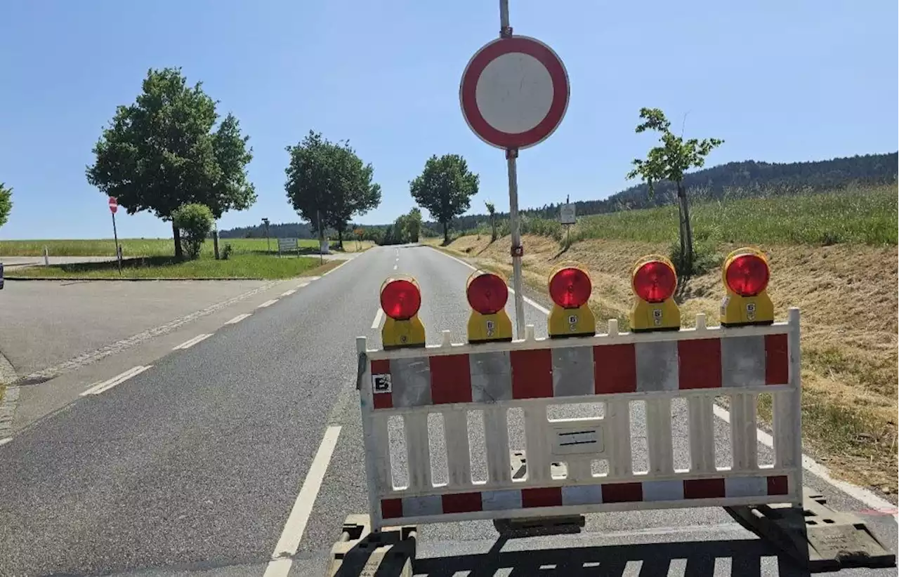 Auf der Staatsstraße in Schorndorf geht nichts mehr – Sanierung bis Mitte Juli