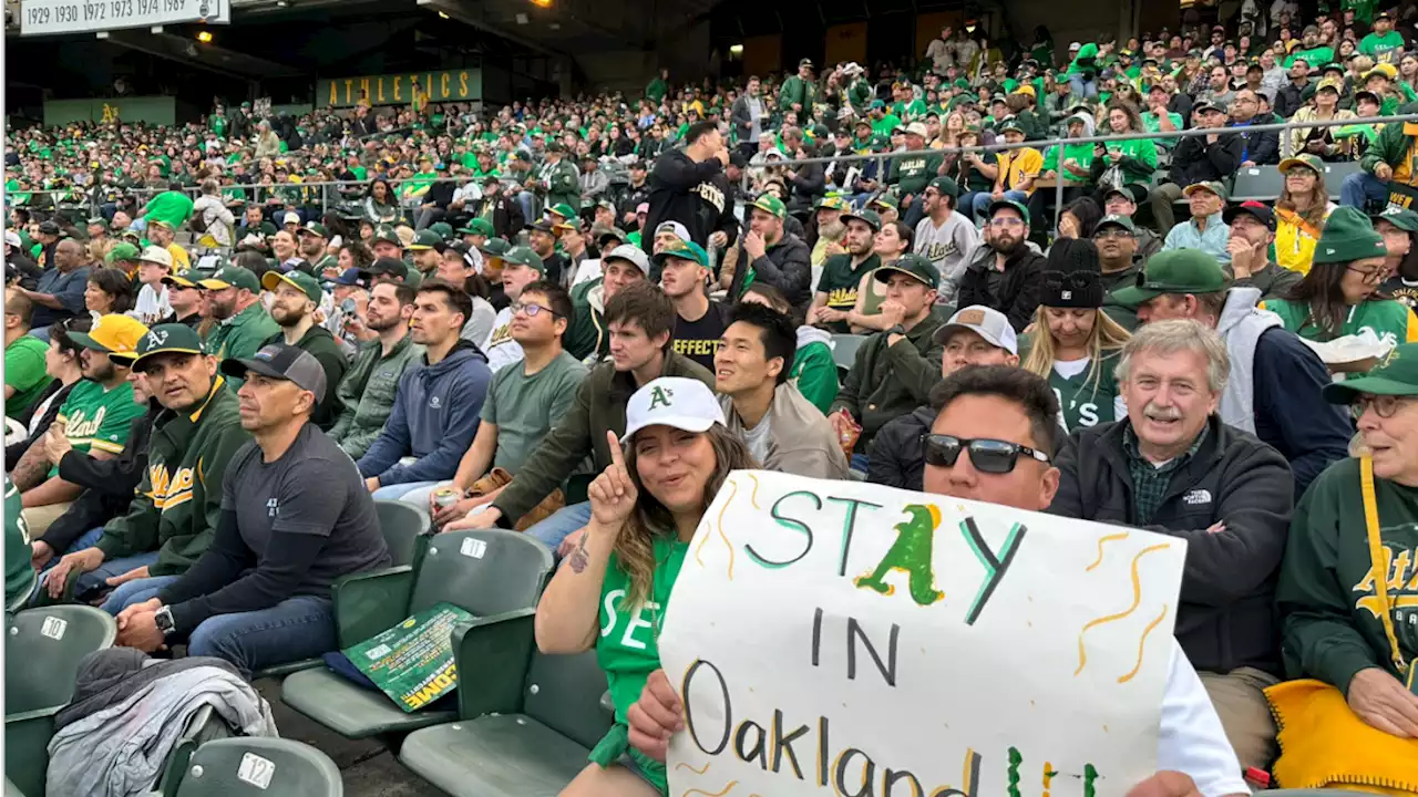 Over 27,000 Oakland A's fans show for ‘reverse boycott'