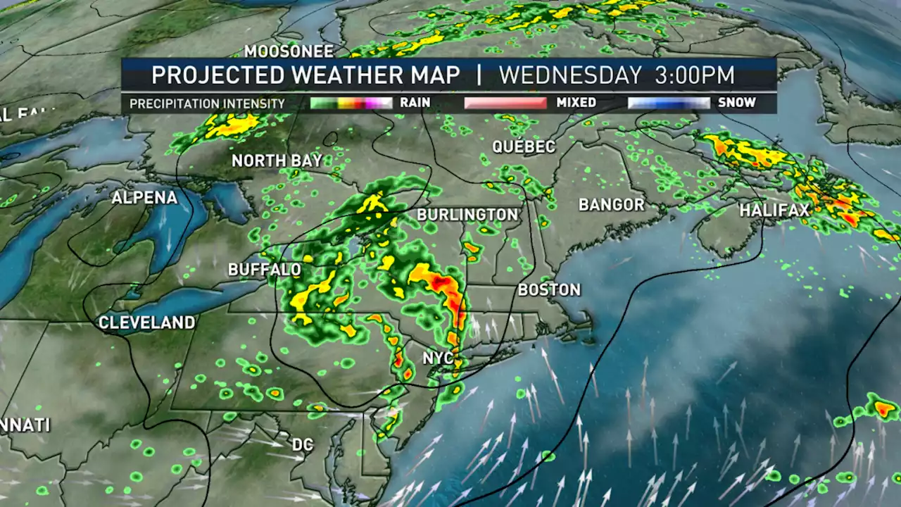 FIRST ALERT: Early sunshine, then risk of potentially strong storms Wednesday