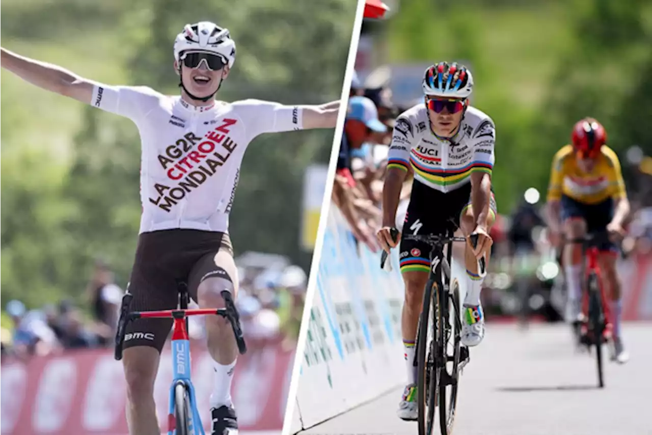 Remco Evenepoel overwint moeilijk moment en wordt knap tweede, Felix Gall wint in Zwitserland