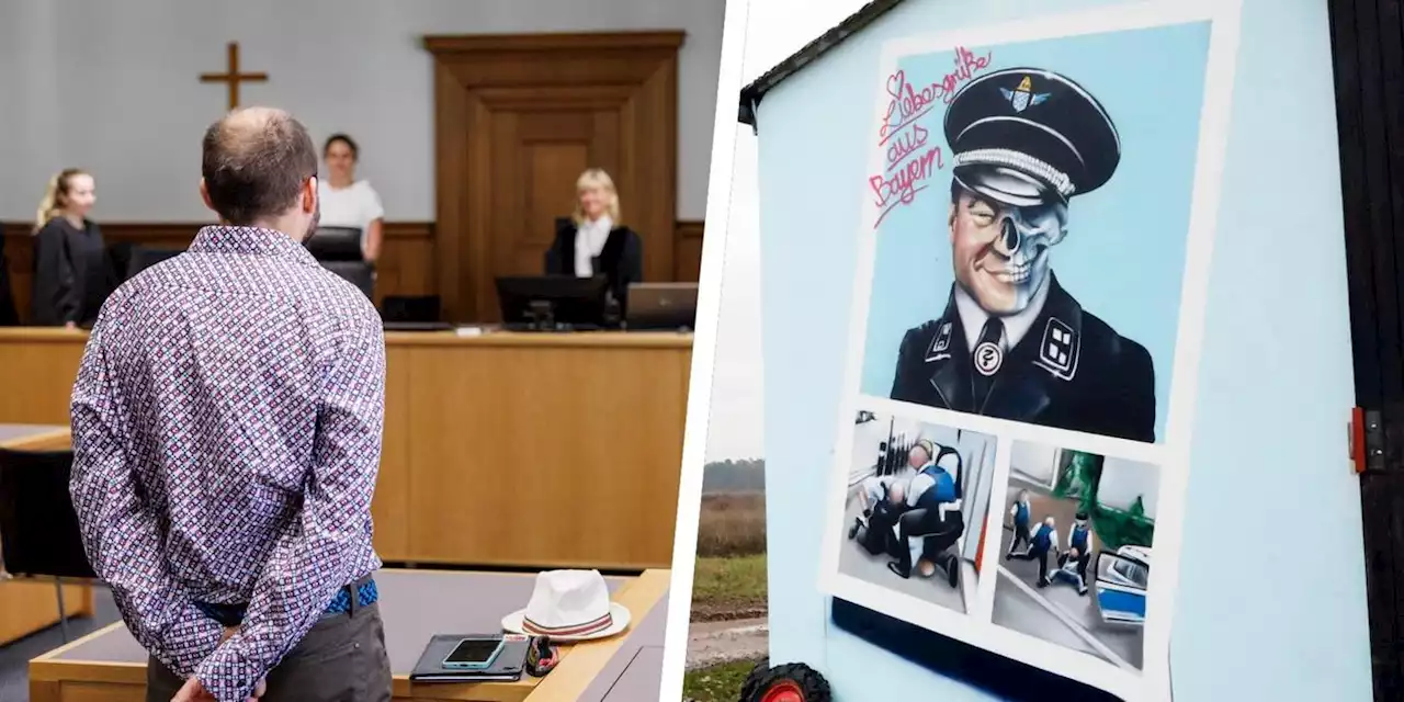 Nicht von der Kunstfreiheit gedeckt: Geldstrafe für Söder-Graffito mit Nazi-Symbolik