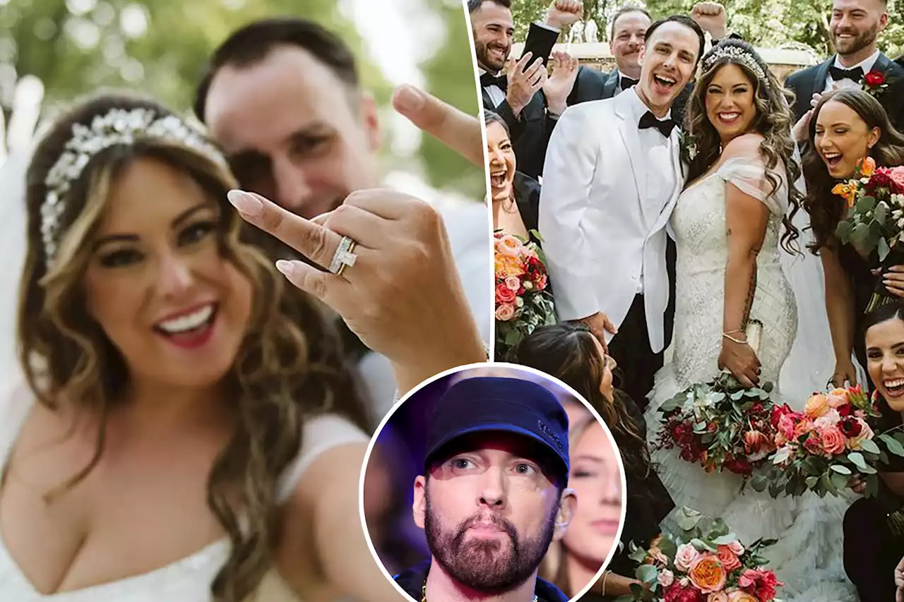 Fans wonder if Eminem skipped daughter Alaina Scott’s wedding after not being seen in photos