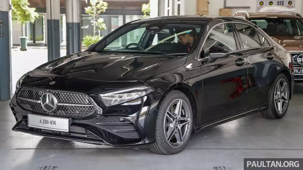 Mercedes-Benz A-Class facelift 2023 kini di Malaysia - bermula RM234k, A200 dan A250 4matic, hanya sedan - paultan.org