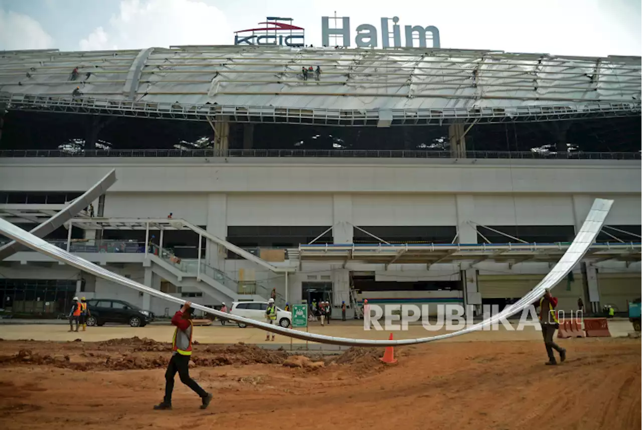 Penampakan Stasiun Halim Kereta Cepat Jakarta-Bandung |Republika Online