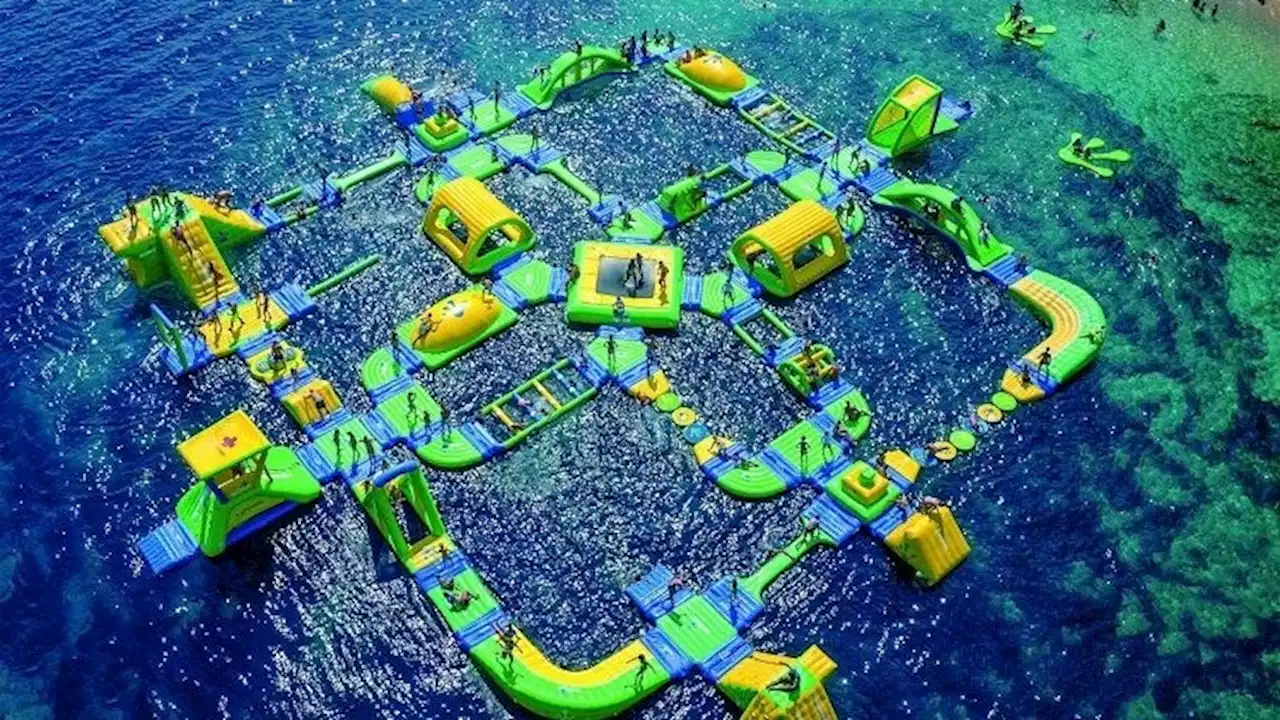 Two giant inflatable water parks are opening in Ontario this month