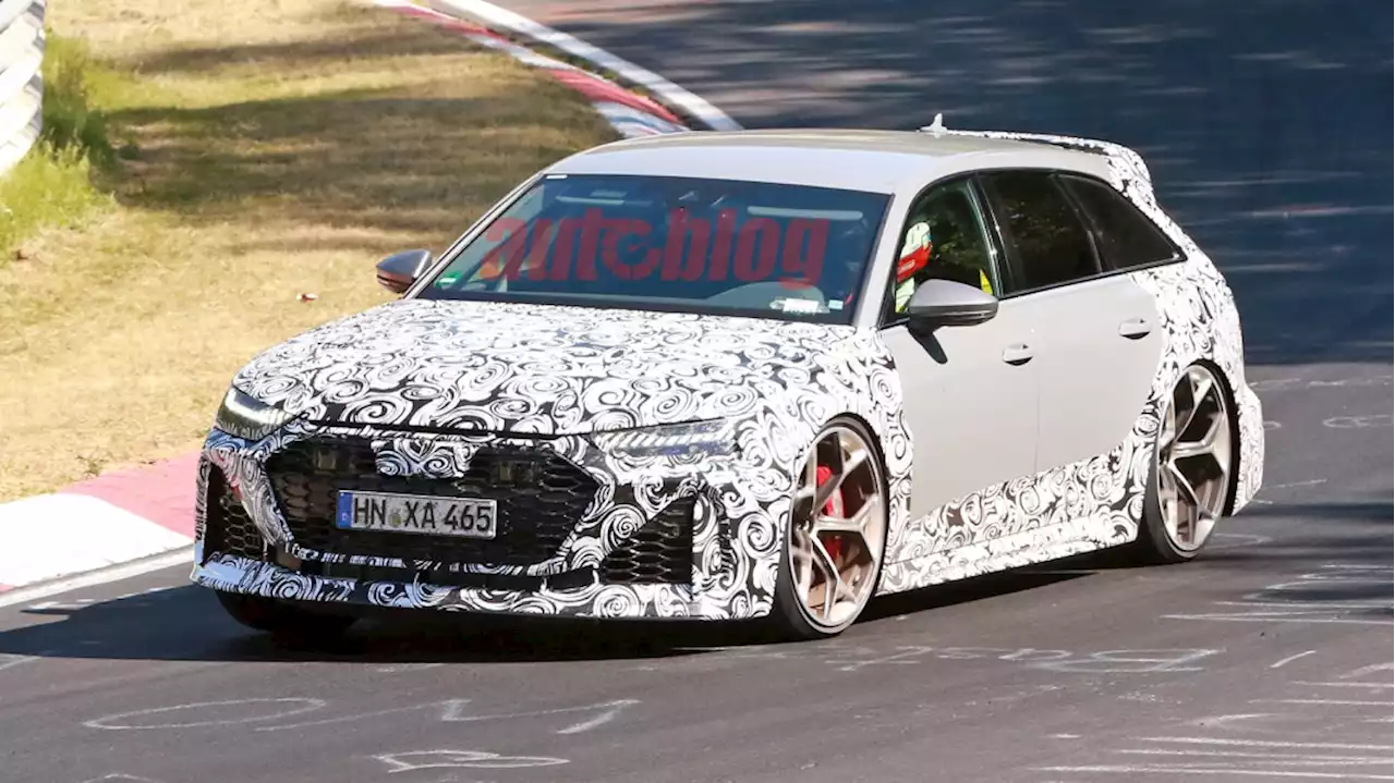 Audi RS 6 Avant spy photos reveal an even hotter version - Autoblog