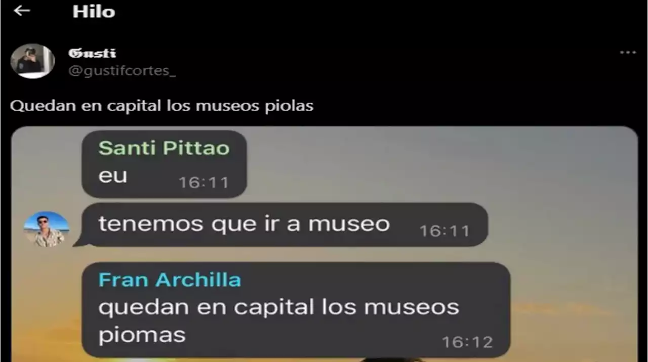 “Un tipazo”: la confusión de un grupo de amigos organizando una salida que se hizo viral