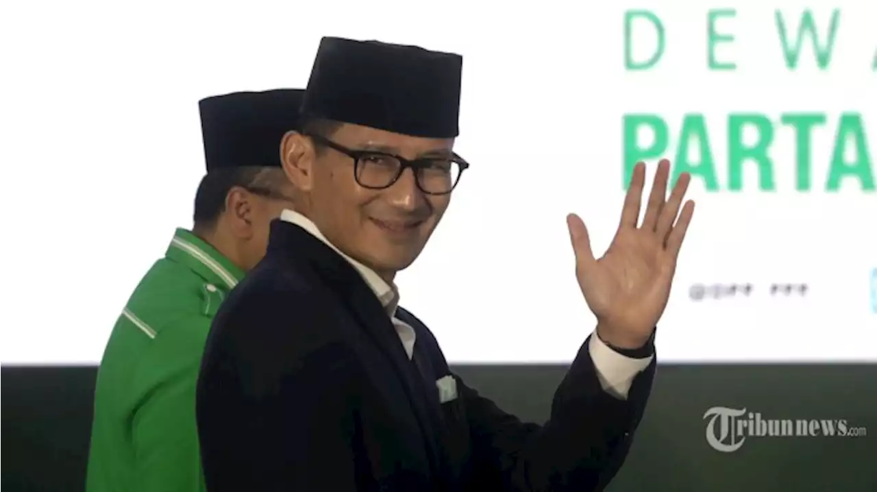 Gabung PPP, Sandiaga Uno Berpeluang Besar Jadi Cawapres Ganjar, Pengamat: Keputusan Ada di Megawati - Tribunnews.com