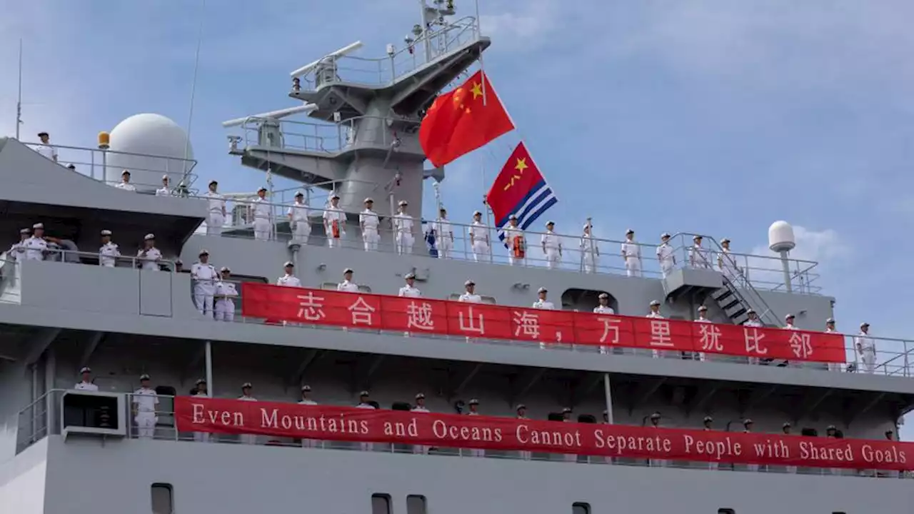 Chinese navy training ship Qi Jiguang visits the Philippines amid tensions