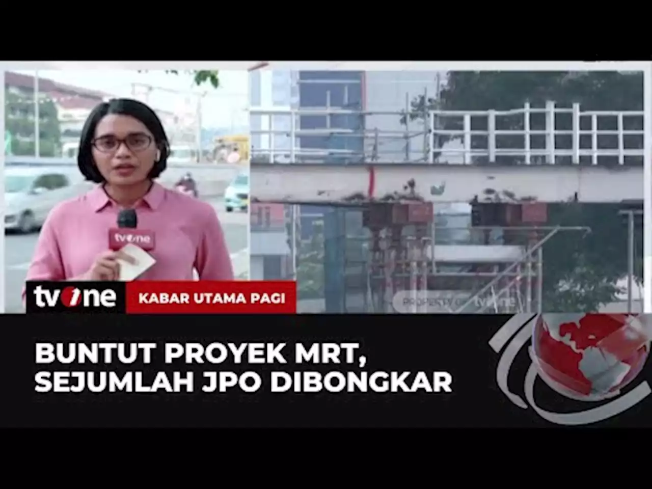 Sejumlah JPO di Jakarta akan Dibongkar, Rekayasa Lalu Lintas akan Dilakukan - tvOne