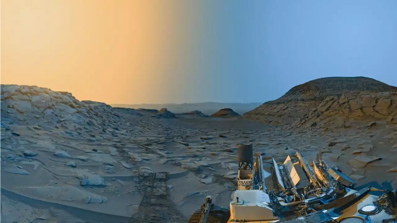 Curiosity Takes One Final Postcard Image of a Picturesque Valley Before Moving on to its Next Destination