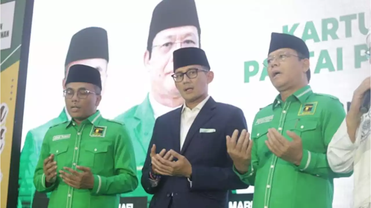 Jadi Kader PPP, Sandiaga Uno Ikhlas Kalau Tak Jadi Cawapres Ganjar