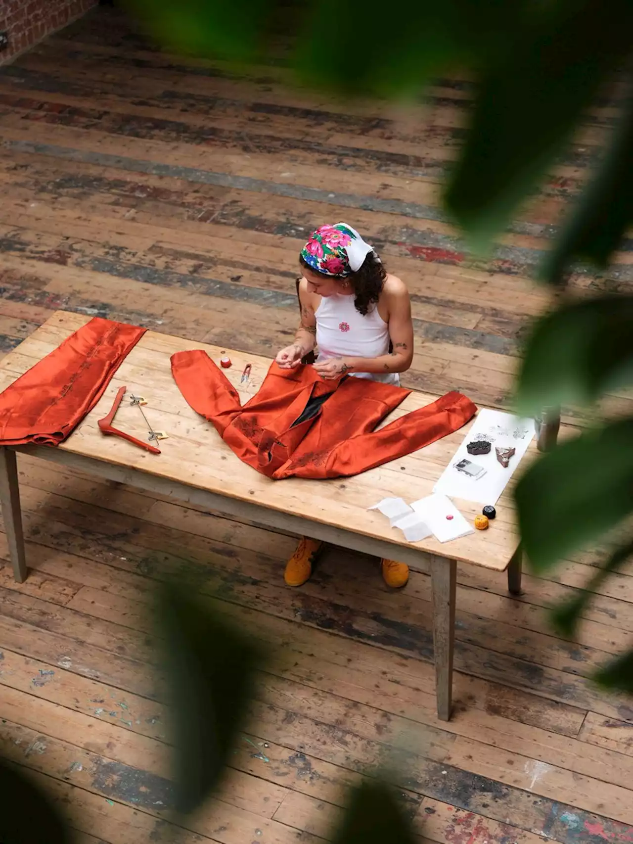 The Musician Found Her Latest Performance Outfit in the Heart of a Palestinian Refugee Camp