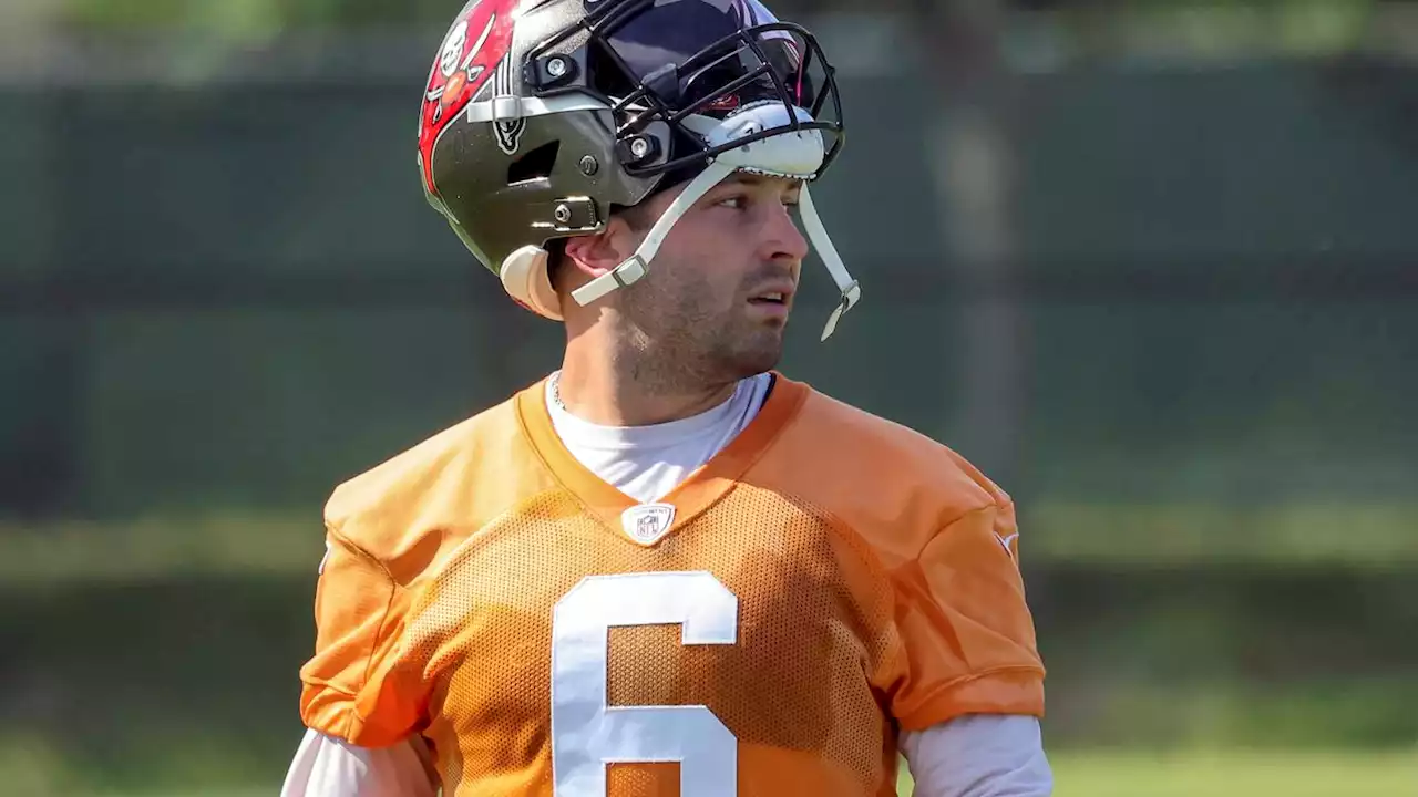 Baker Mayfield to K Rodrigo Blankenship at Bucs minicamp: 'I still don't like you'