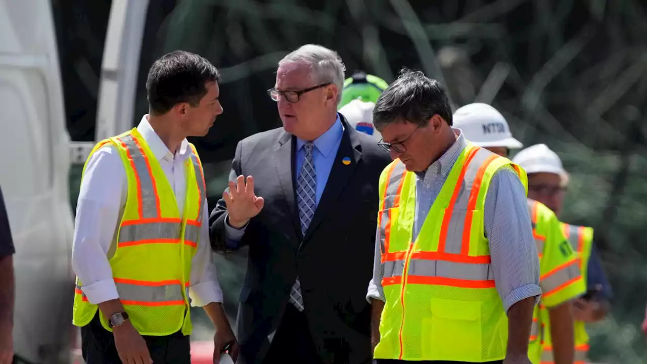 Buttigieg vows federal help to fix collapsed section of Interstate 95 in Philadelphia