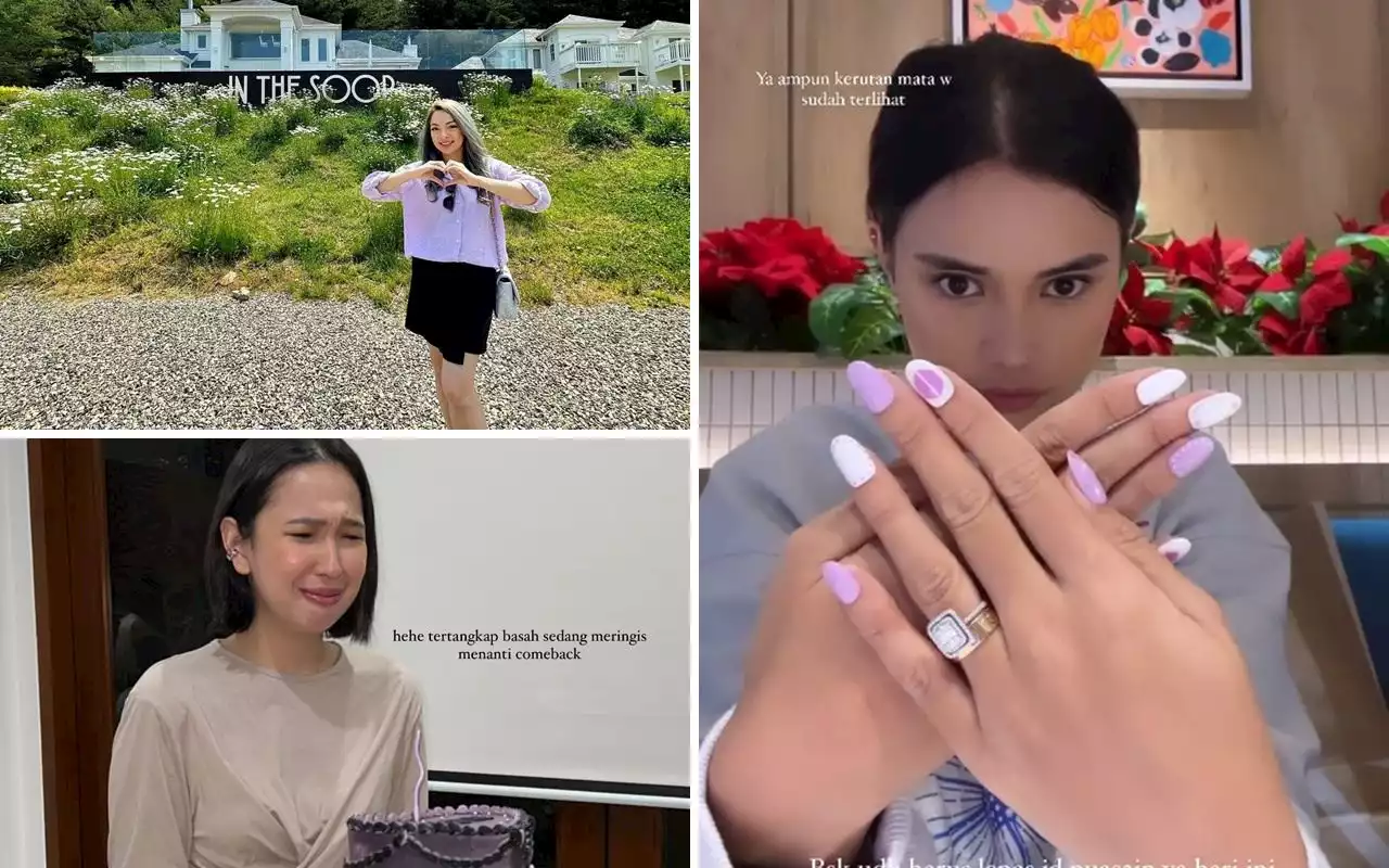 Audi Marissa Pakai Nail Art Ungu, 9 Potret Artis Ikut Euforia Rayakan Anniversary BTS Ke-10