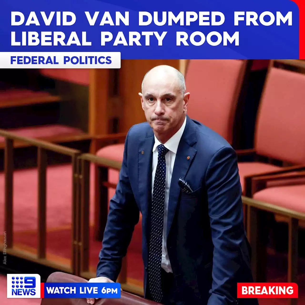 Senator David Van removed from Liberal party room