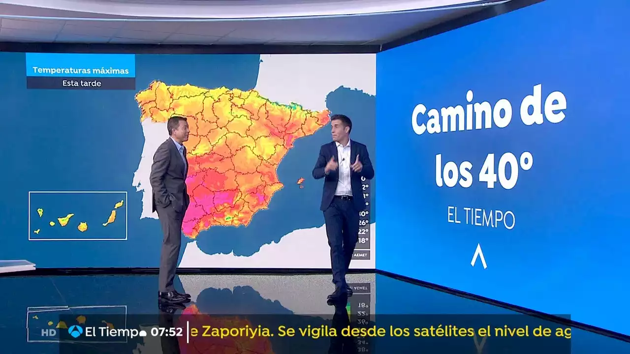 César Gonzalo advierte que vamos camino a los 40º en el sur de la Península