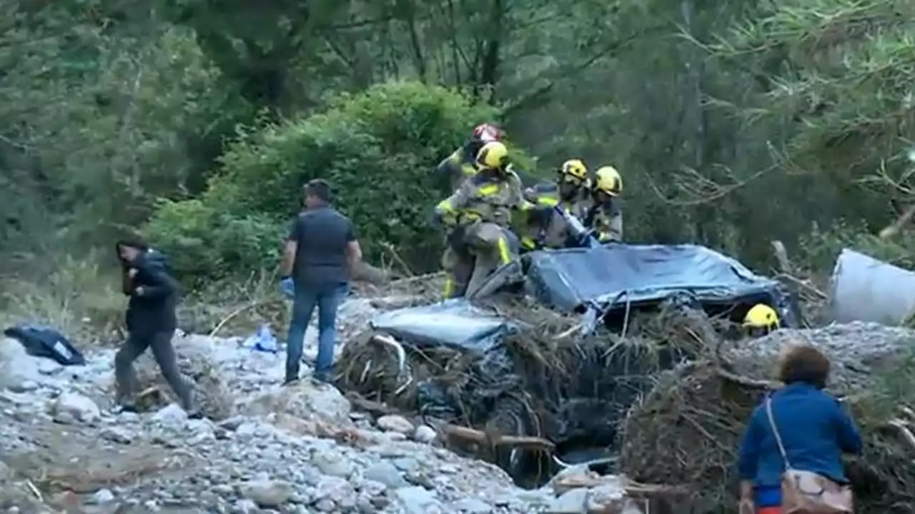 Localizan el cadáver de un hombre dentro de un coche en una riera seca de Ullastrell tras las fuertes lluvias