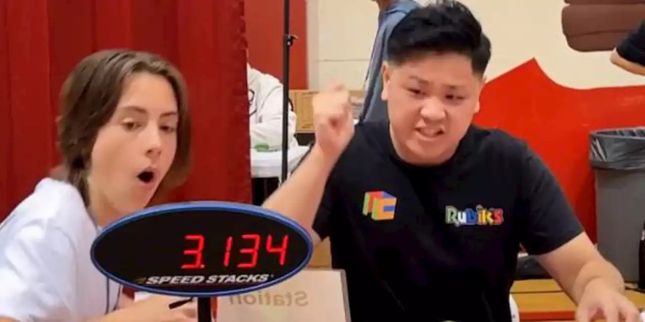 21-year-old solved a Rubik’s Cube in the time it took to read this headline