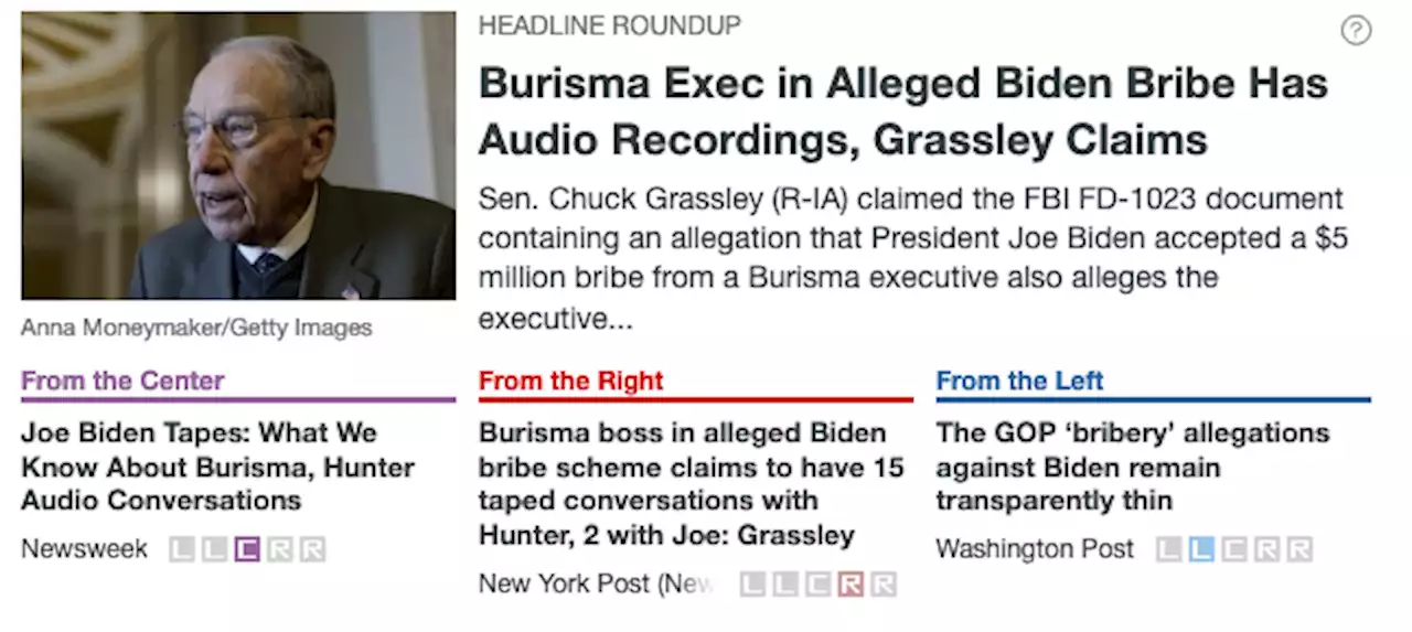 Burisma Exec in Alleged Biden Bribe Has Audio Recordings, Grassley Claims